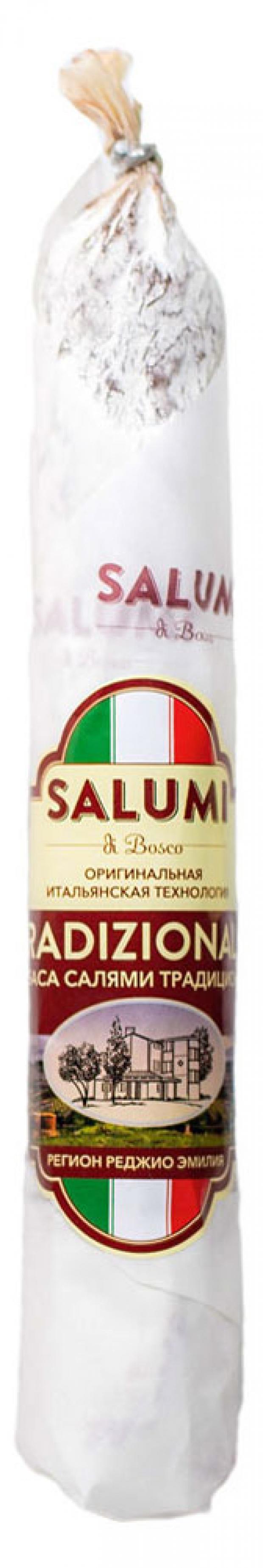 фото Колбаса сыровяленая salumi di bosco салями традиционная, 200 г