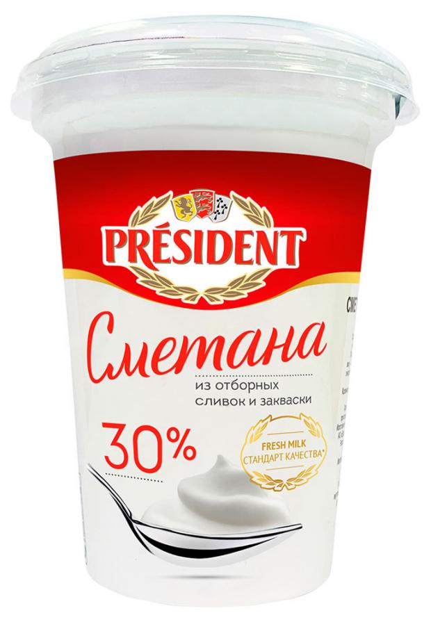 Сметана President 30%, 350 г