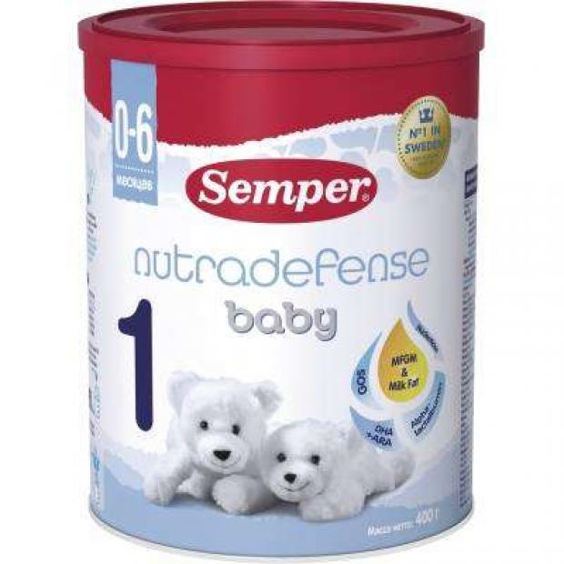 

Смесь молочная Semper Baby Nutradefense 1 с рождения, 400 г