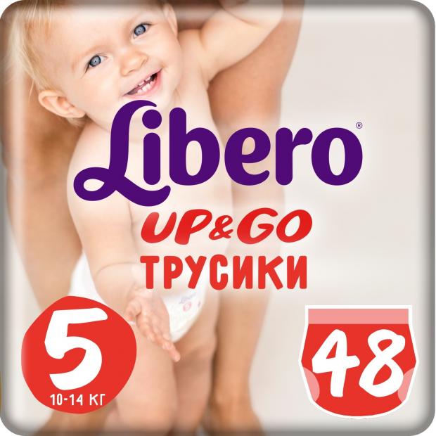 фото Трусики-подгузники libero up&go 5 (10-14 кг), 48 шт