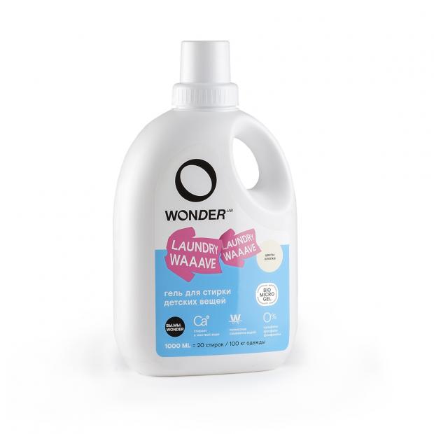 

Гель для стирки детских вещей Wonder Lab Laundry Waaave Цветы Хлопка, 1 л