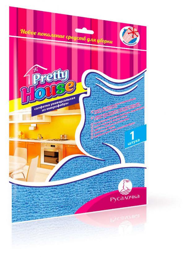 фото Салфетка для уборки pretty house из микрофибры, 1 шт