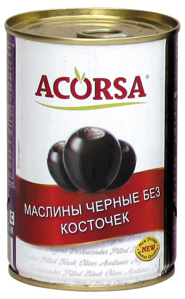 

Маслины черные ACORSA без косточек, 425 г