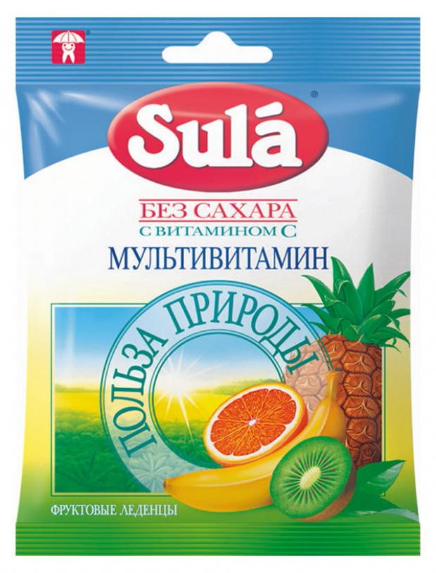 Леденцы Sula фруктовый микс, 60 г