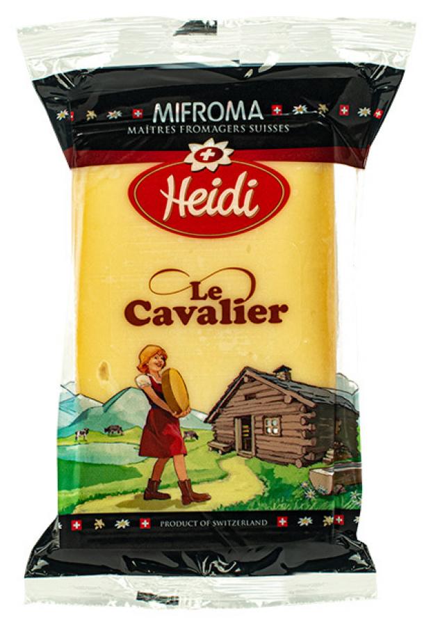 

Сыр полутвердый HEIDI Le Cavalier Швейцарский 52%, 170 г