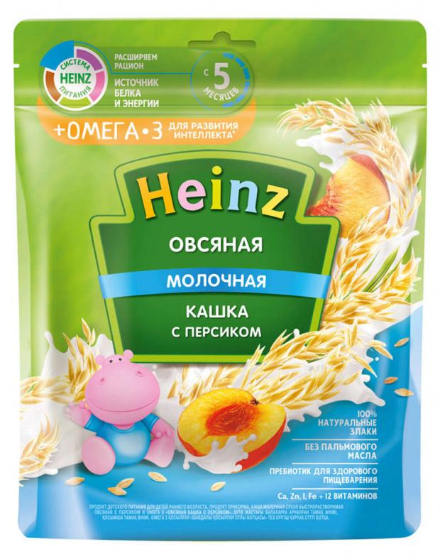 фото Кашка молочная heinz овсяная с персиком с 5 мес, 200 г