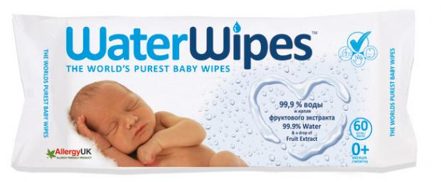 

Салфетки влажные WaterWipes с рождения, 60 шт