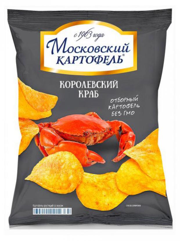 фото Чипсы картофельные «московский картофель» со вкусом королевского краба, 60 г