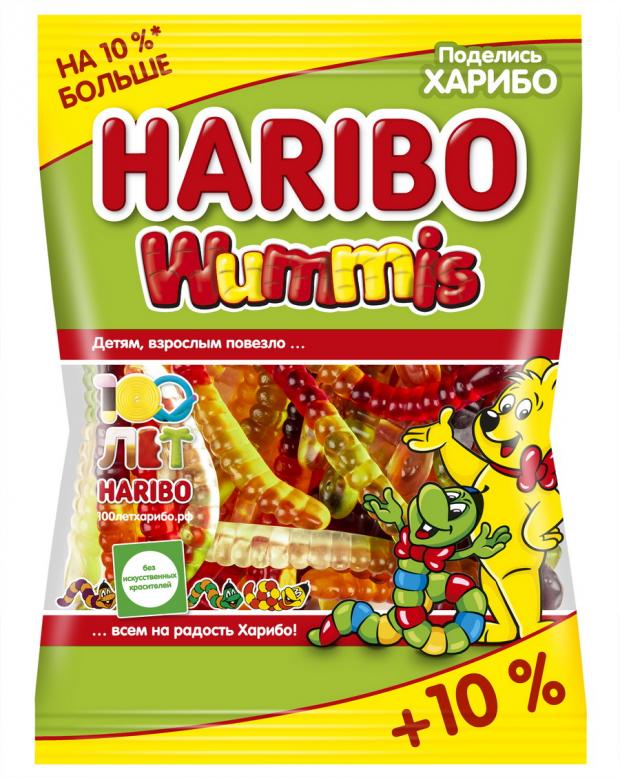 

Жевательный мармелад HARIBO Червячки Wummis, 80 г