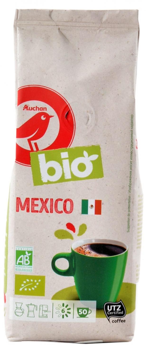 фото Кофе молотый auchan красная птица mexico био, 250 г