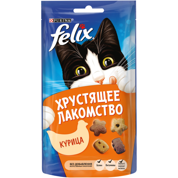 фото Лакомство для кошек felix с курицей, 60 г