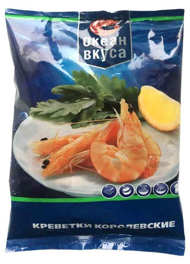 фото Креветки королевские «океан вкуса» в панцире 60/80, 800 г