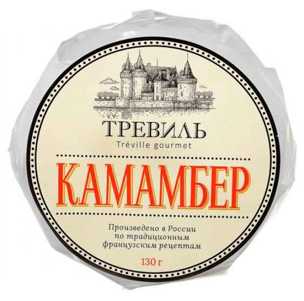 Сыр мягкий «Тревиль» Камамбер Гурмэ с белой плесенью 45%, 130 г