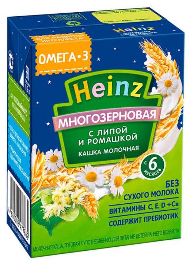 фото Каша heinz безмолочная 3 злака с липой и ромашкой с 6 мес, 200 г