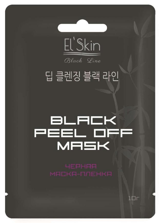 фото Маска-пленка для лица el'skin black peel off mack черная, 1 шт