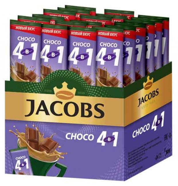 фото Кофе растворимый jacobs choco с какао-порошком 4в1, 12 г