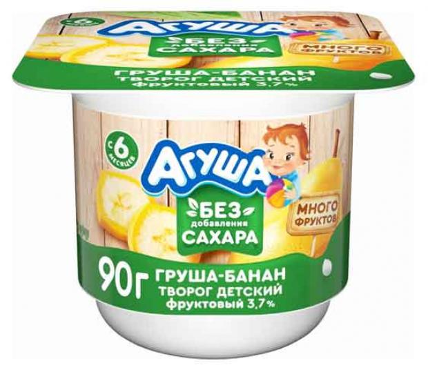 фото Творог детский «агуша» груша банан 3,7%, 900 г