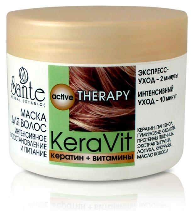 фото Маска для волос sante кopa keravit active therapy, 300 мл