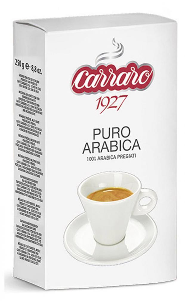 фото Кофе молотый carraro ruro arabica, 250 г