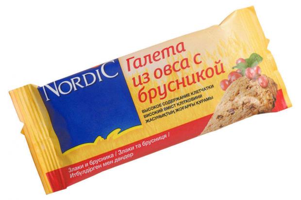 

Галеты овсяные Nordic с брусникой, 30 г