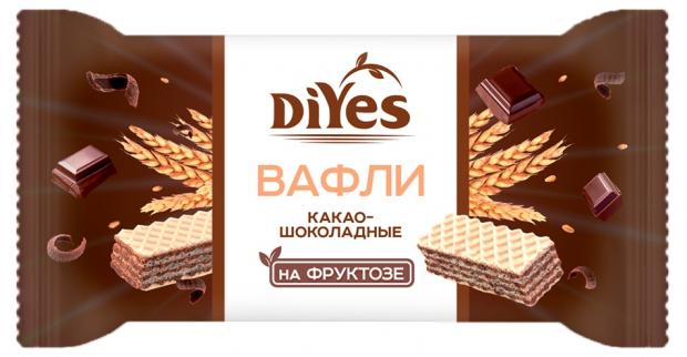 Вафли DiYes какао-шоколадные на фруктозе 90 г 43₽