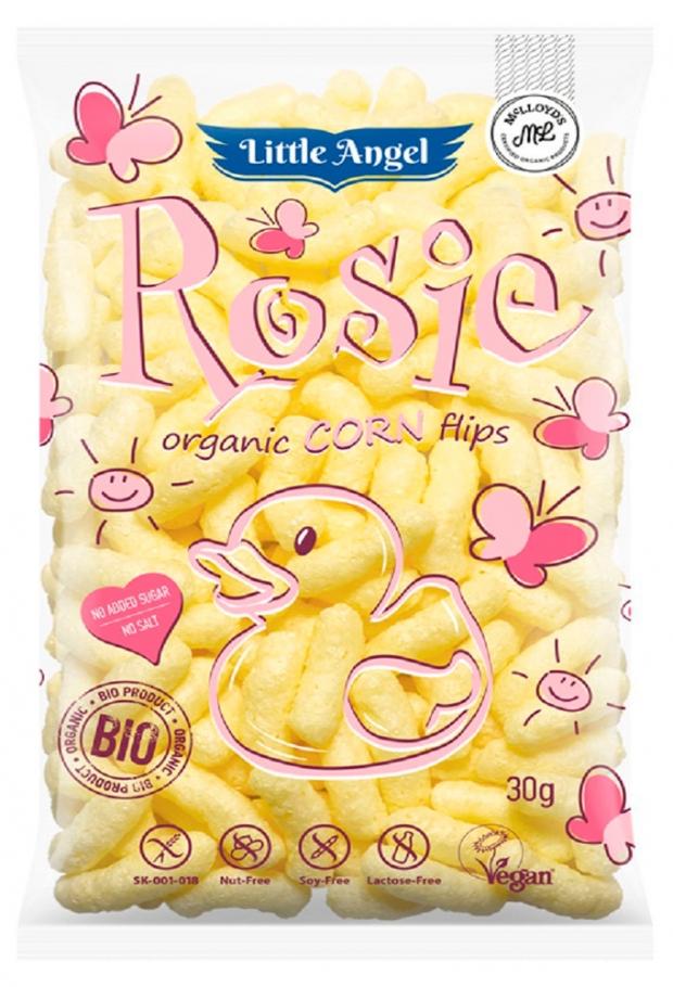 Снеки Little Angel Rosie кукурузные органические БИО, 30 г