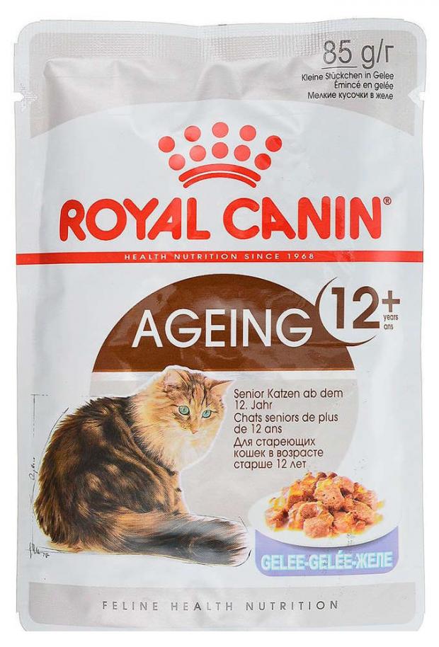 

Корм для кошек Royal Canin Ageing 12+ старше 12 лет в соусе, 85 г