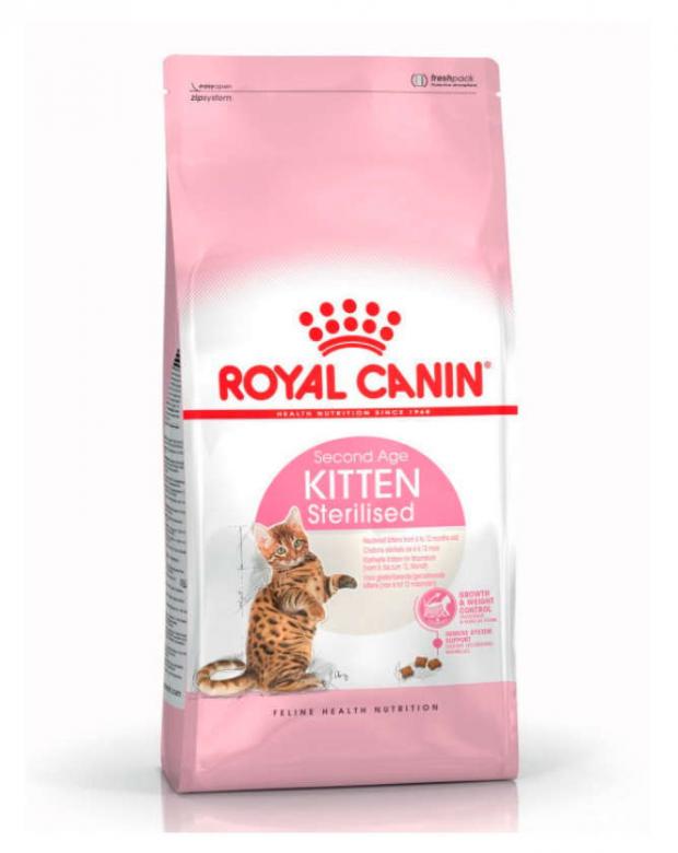 фото Сухой корм для стерилизованных котят royal canin kitten sterilised, 2 кг