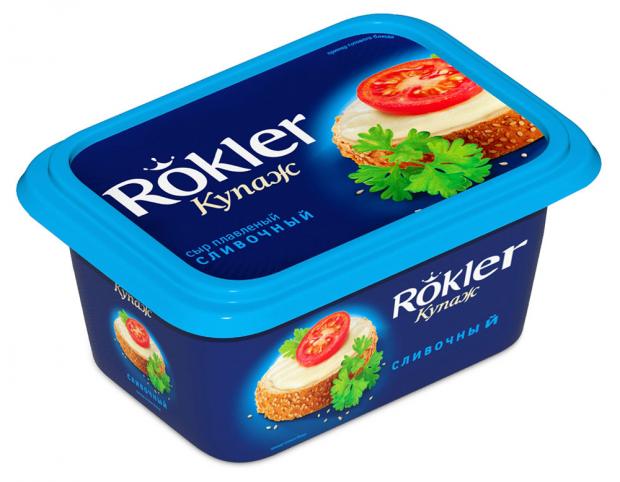 Сыр плавленый Rokler сливочный 370 г 194₽