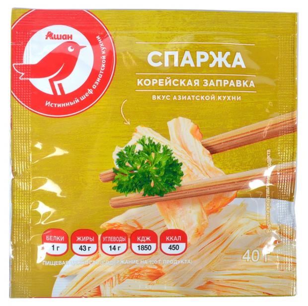 фото Заправка корейская auchan красная птица спаржа, 40 г