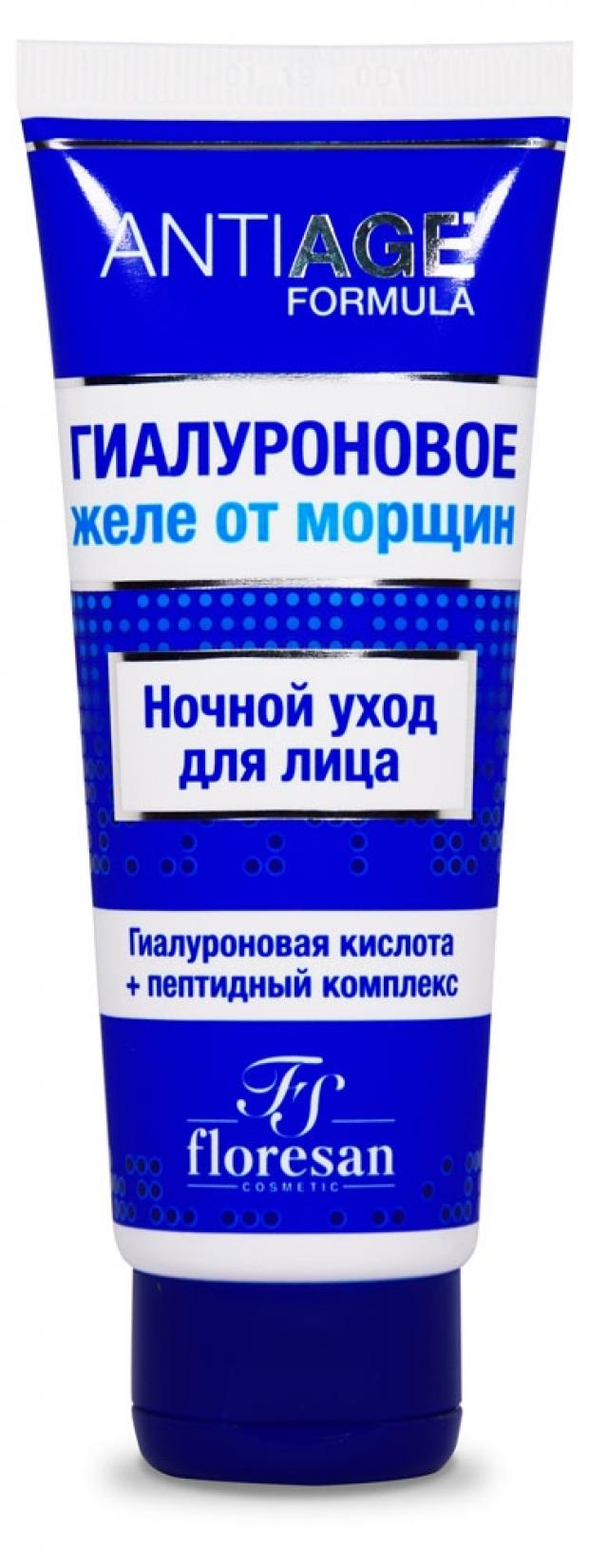 

Желе для лица Floresan гиалуроновое ночной уход, 75 мл