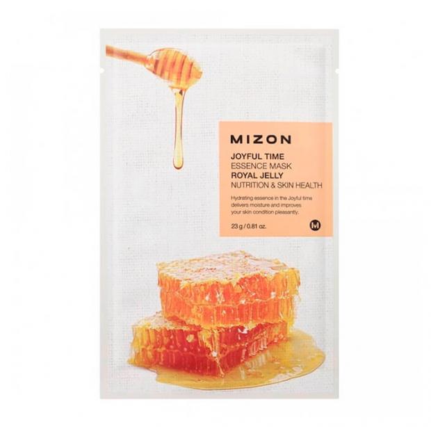 фото Маска для лица mizon joyful time essence mask royal jelly тканевая, 23 мл