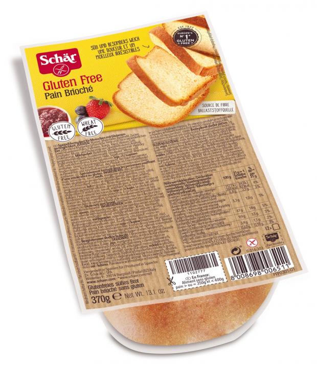 фото Хлеб dr.schar pain brioche сладкий нарезка, 370 г