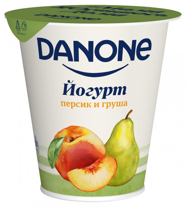 фото Йогурт danone персик груша, 260 г