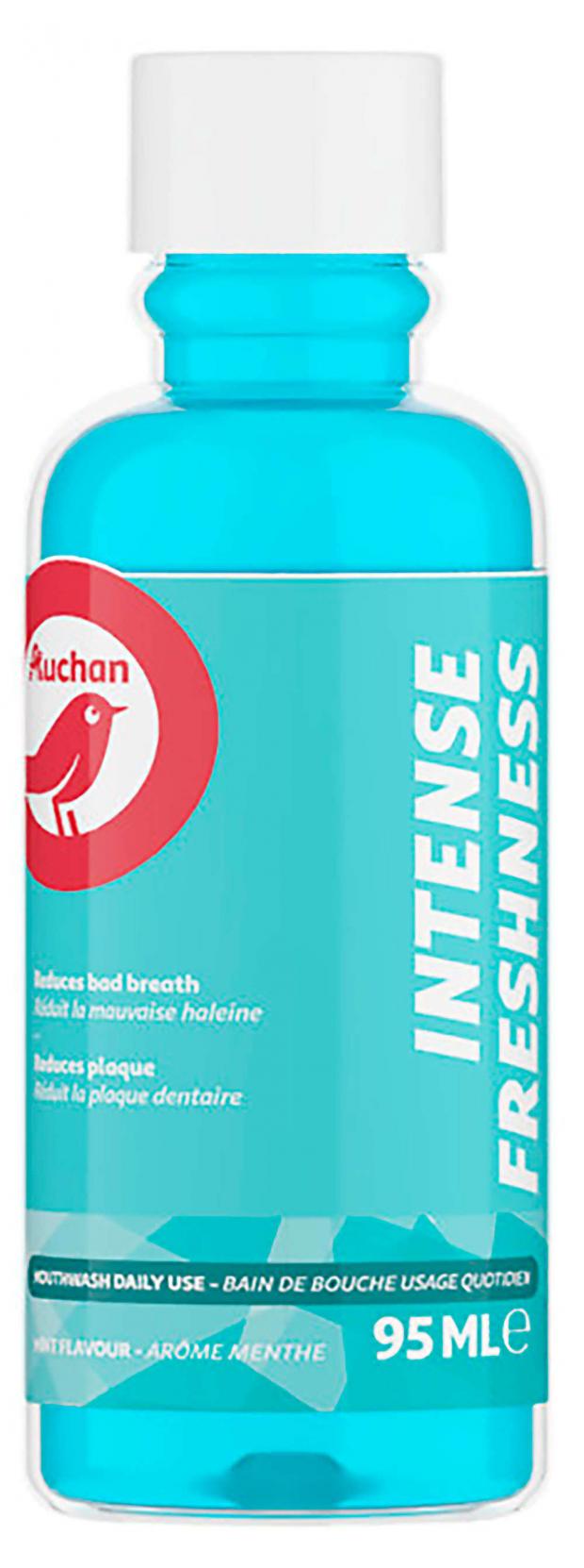 Ополаскиватель для полости рта АШАН Intense Freshness, 95 мл