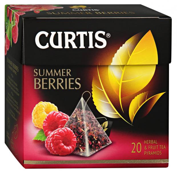 фото Чай фруктовый curtis summer berries в пирамидках, 20х1,7 г