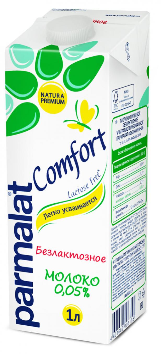 фото Молоко ультрапастеризованное parmalat безлактозное 0,05%, 1 л