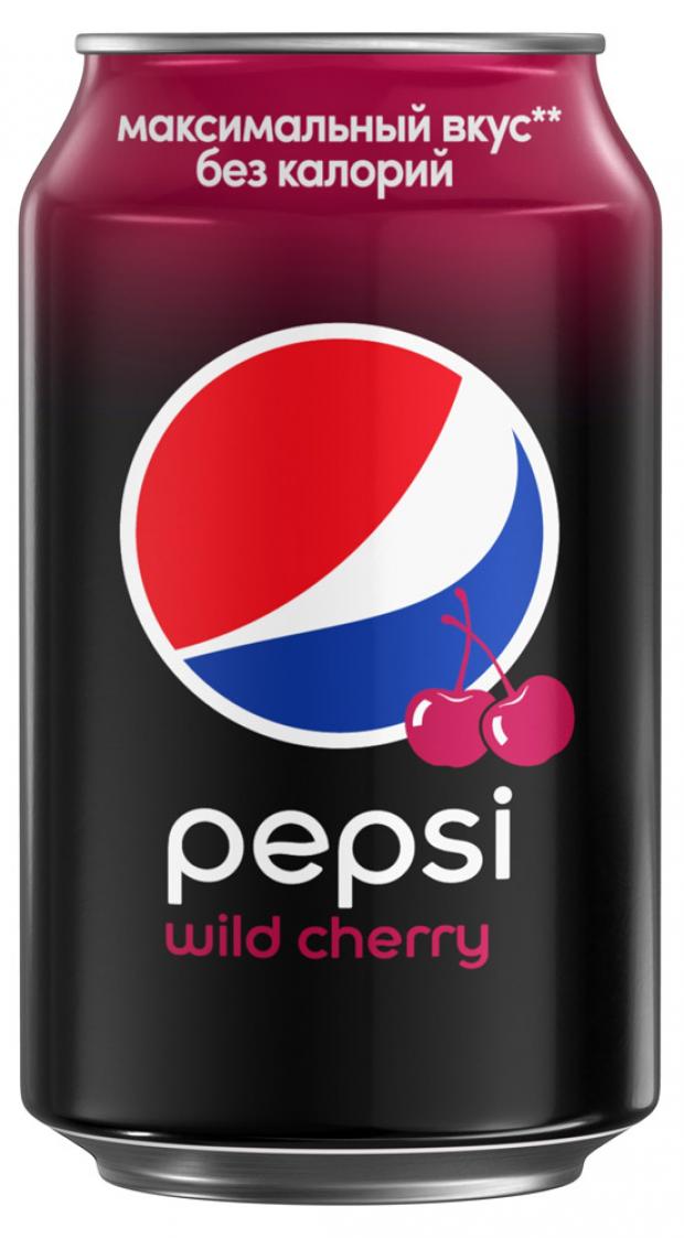 фото Напиток сильногазированный pepsi cola wild cherry, 330 мл