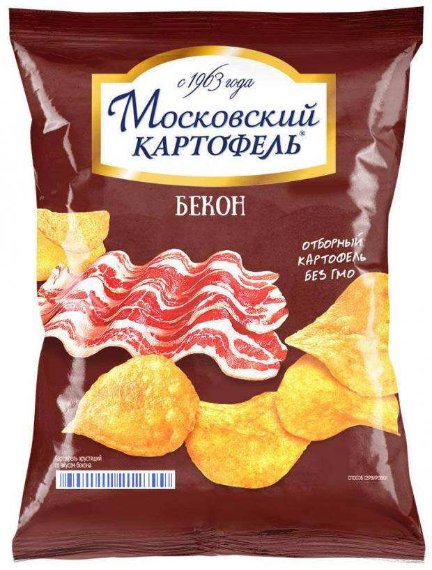 фото Чипсы картофельные «московский картофель» со вкусом бекона, 130 г