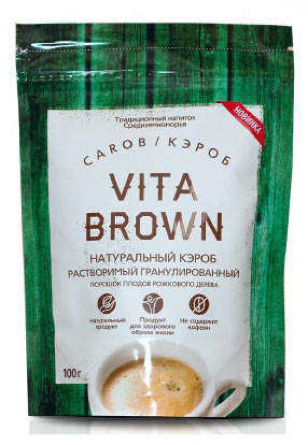 фото Кэроб растворимый vita brown натуральный, 100 г