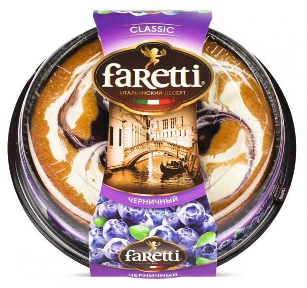 

Торт бисквитный Faretti черника, 400 г