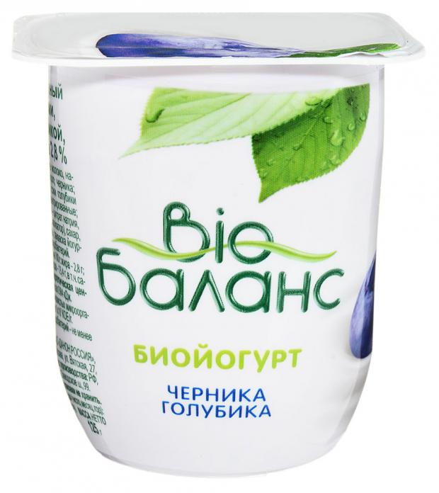 

Биойогурт «Bio Баланс» черника-голубика 2,8%, 125 г