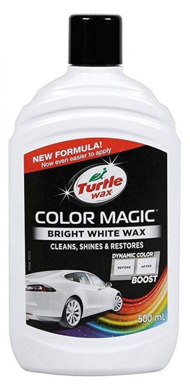 фото Полироль turtle wax color magic белая, 500 мл