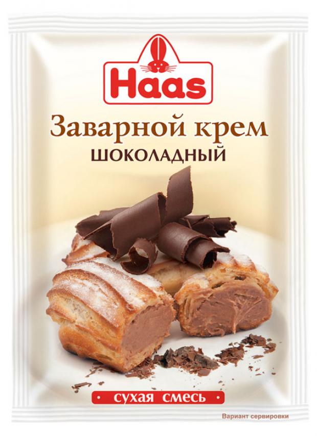 фото Крем заварной haas шоколадный, 100 г