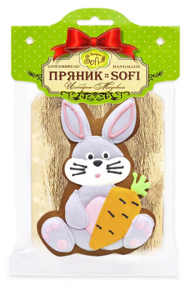 

Пряник Пекарня SOFI имбирный Зайчик, 100 г