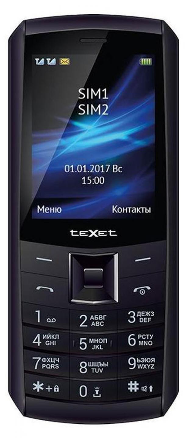 Мобильный телефон TeXet TM-D328 черный