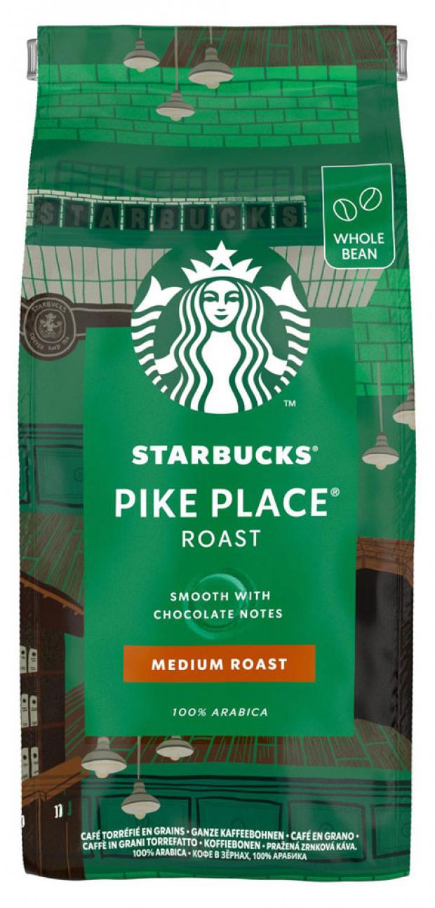 

Кофе Starbucks Pike Place Roast в зёрнах, 450 г