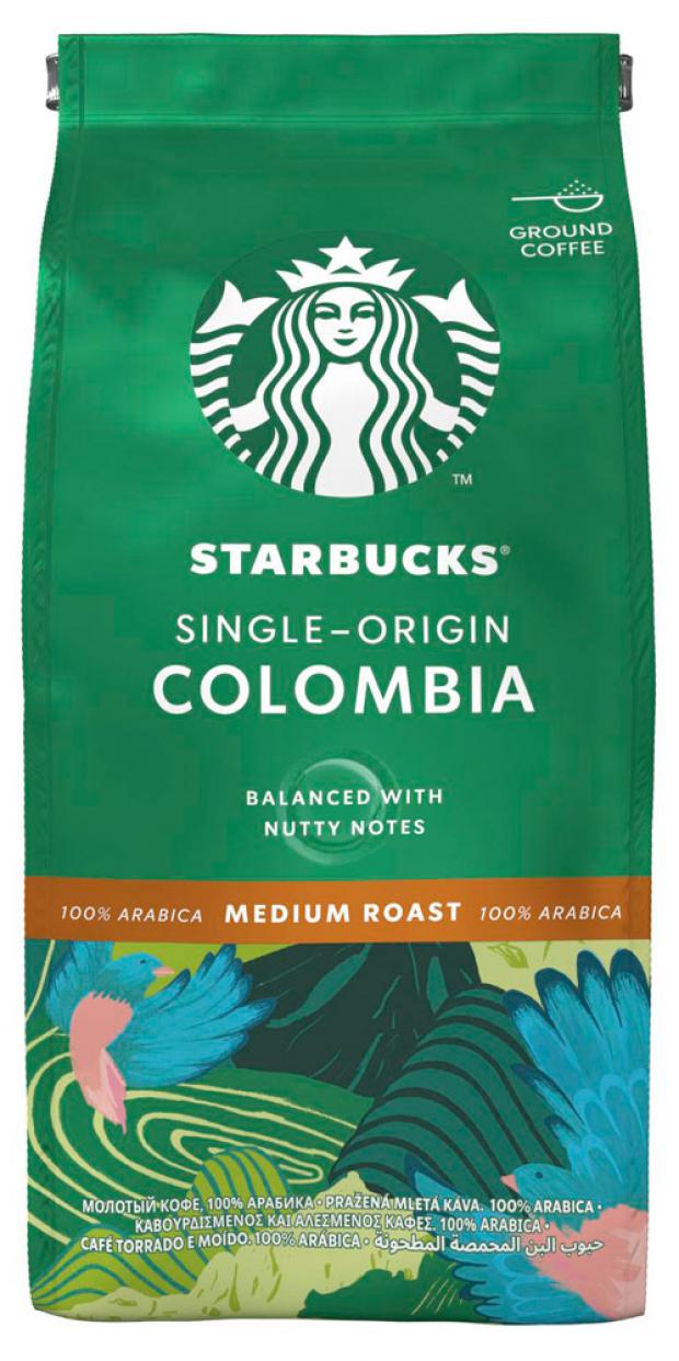 

Кофе Starbucks Single-Origin Colombia молотый, 200 г