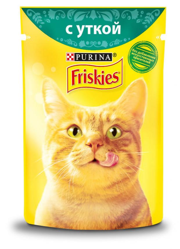 фото Корм для кошек friskies с уткой в подливе, 85 г