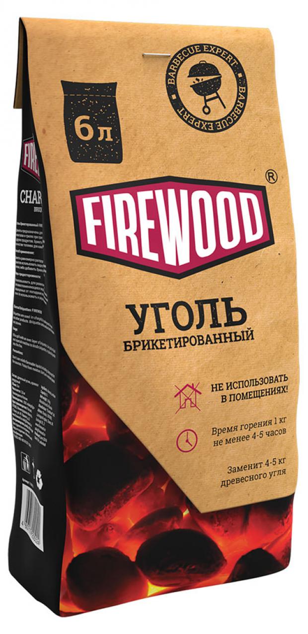 

Уголь FireWood брикетированный, 6 л